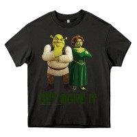 Asphalt Shrek Fiona & Shrek Get Ogre It Text Poster Heavy Core Tee - InspiraDesign