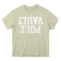Mossy pole vault t shirt upside down funny pole vault jumper shirt Heavy Core Tee - InspiraDesign