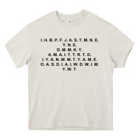 Cream I Have Brought Peace Heavy Core Tee - InspiraDesign