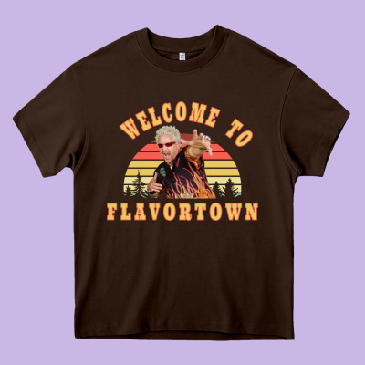 New Guy Fieri Fans Flavortown Heavy Core Tee Designed By Inspiradesign