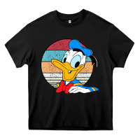 Black Donald duck funny Heavy Core Tee - InspiraDesign