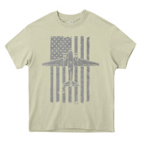 Mossy C-47 Skytrain Wwii Transport Airplane Vintage Flag Heavy Core Tee - InspiraDesign