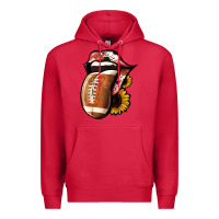 Cardinal Football Tongue Premium Hoodie - Jasminsmagicworld