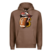 Chestnut Football Tongue Premium Hoodie - Jasminsmagicworld