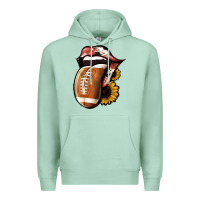 Seafoam Football Tongue Premium Hoodie - Jasminsmagicworld