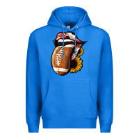 True Royal Football Tongue Premium Hoodie - Jasminsmagicworld
