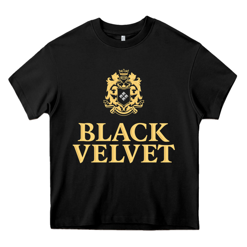 Black Velvet Canadian Whisky Heavy Core Tee by InspiraDesign | Teevron