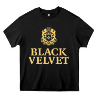 Black BLACK VELVET CANADIAN WHISKY Heavy Core Tee - InspiraDesign