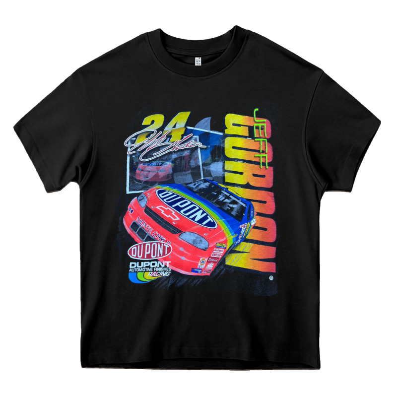 Jeff Gordon Dupont Vintage Racing Heavy Core Tee by InspiraDesign | Teevron