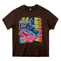 Chocolate Brown jeff gordon dupont vintage racing Heavy Core Tee - InspiraDesign