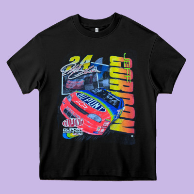 Jeff Gordon Dupont Vintage Racing Heavy Core Tee Designed By Inspiradesign