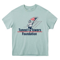 Arona Tunnel To Towers F-oundation American Flag USA Flag Heavy Core Tee - InspiraDesign