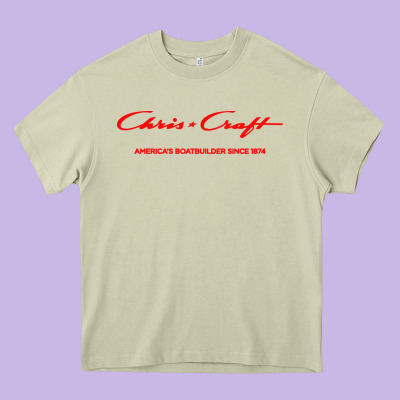 Chris Boat Company Heavy Core Tee Designed By Inspiradesign