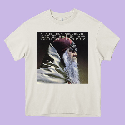 Moondog Musician Poster Essential Heavy Core Tee Designed By Inspiradesign