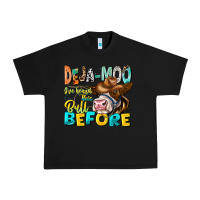 Black Deja Moo I've Heard Tih Bull Before Urban Heavy Tee - CowhideDigitalArt