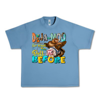 Pebble Blue Deja Moo I've Heard Tih Bull Before Urban Heavy Tee - CowhideDigitalArt