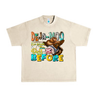 Sandshell Deja Moo I've Heard Tih Bull Before Urban Heavy Tee - CowhideDigitalArt