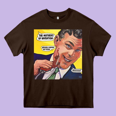 The Mothers Of Invention - Weasels Ripped My Flesh Heavy Core Tee Designed By Inspiradesign