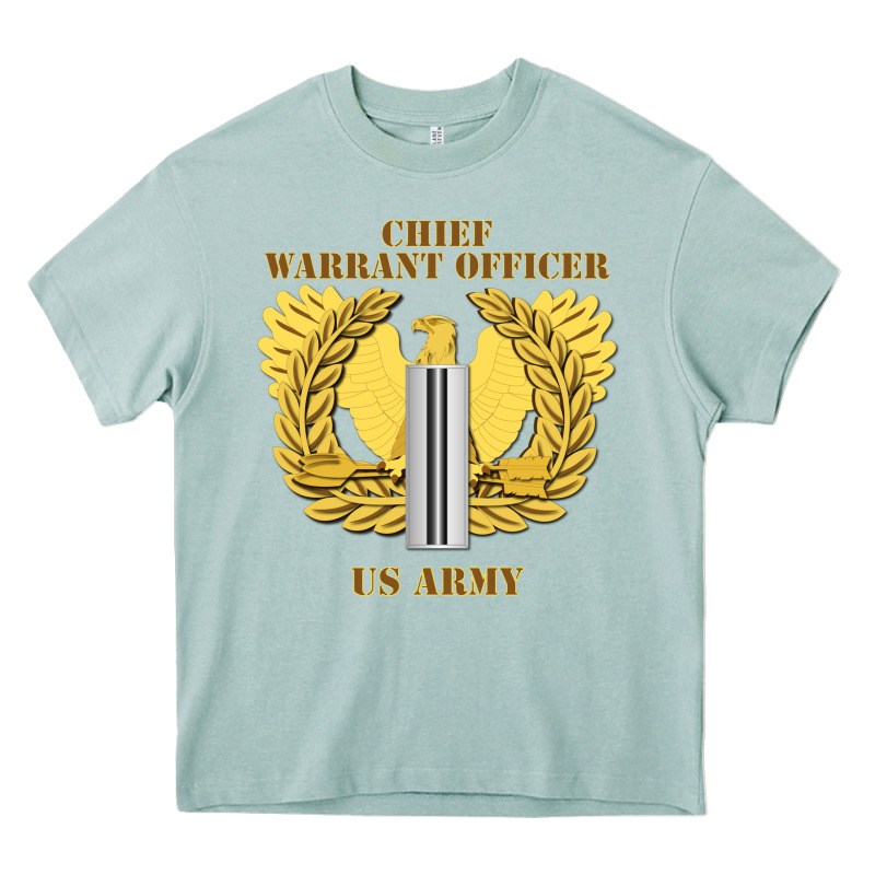 Emblem Warrant Officer Cw5 Heavy Core Tee by InspiraDesign | Teevron