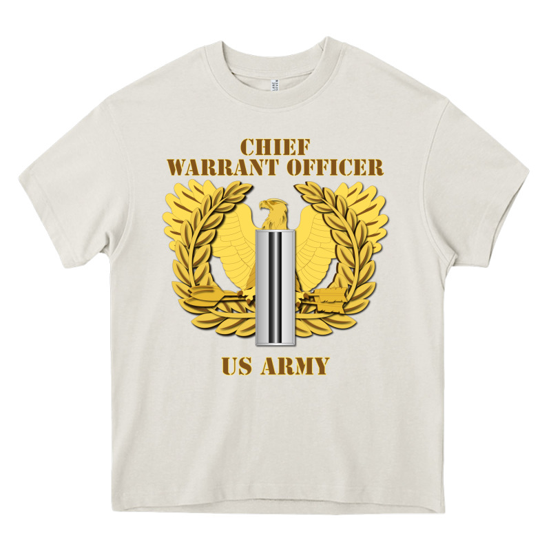 Emblem Warrant Officer Cw5 Heavy Core Tee by InspiraDesign | Teevron