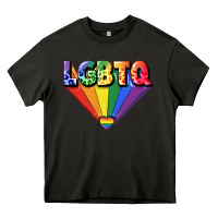 Asphalt lgbtq pride Heavy Core Tee - FaDigitalArtStudio