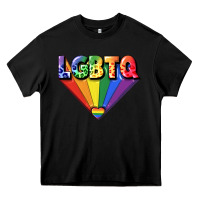 Black lgbtq pride Heavy Core Tee - FaDigitalArtStudio