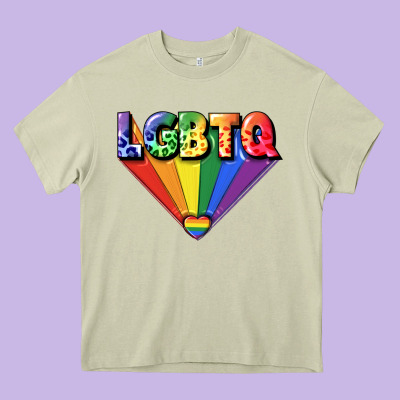 Lgbtq Pride Heavy Core Tee Designed By Fadigitalartstudio