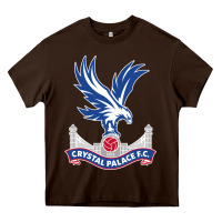 Chocolate Brown the-crystal-palace-f.c.-cool Heavy Core Tee - InspiraDesign