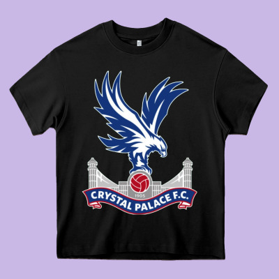 #crystal 'palace Heavy Core Tee Designed By Inspiradesign