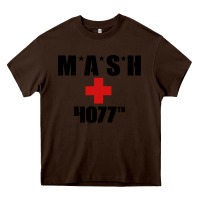 Chocolate Brown mash 4077th Heavy Core Tee - InspiraDesign