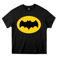 Black adam west bat Heavy Core Tee - InspiraDesign