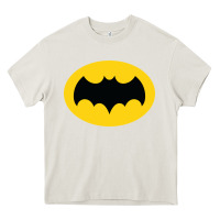 Cream adam west bat Heavy Core Tee - InspiraDesign
