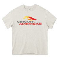 Cream circuit of the americas Heavy Core Tee - InspiraDesign