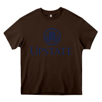 Chocolate Brown Upstate Medical, SUNY Heavy Core Tee - InspiraDesign