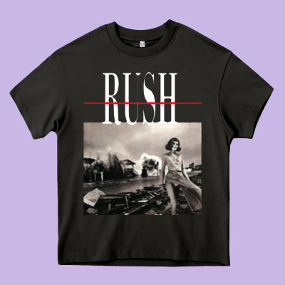 Rush Permanent Waves Heavy Core Tee Designed By Inspiradesign
