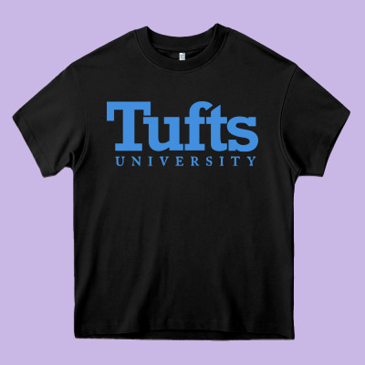 Tufts University Heavy Core Tee Designed By Inspiradesign