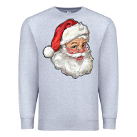 Heather Grey santa Premium Sweatshirt - RanaPortraitStore