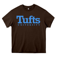 Chocolate Brown Tufts University Heavy Core Tee - InspiraDesign