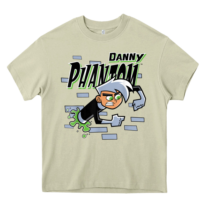 Danny Phantom Coming Through Brick Wall Heavy Core Tee by InspiraDesign | Teevron
