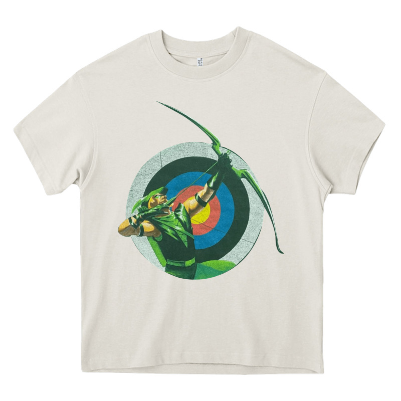 Green Arrow Dc, Green Arrow Dc Vintage, Green Arrow Dc Art, Green Arro Heavy Core Tee by InspiraDesign | Teevron