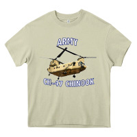 Mossy ARMY CH-47 CHINOOK HELICOPTER Heavy Core Tee - InspiraDesign