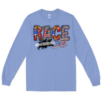 Colony Blue race girl Long Sleeve Tee - RacoonDesign