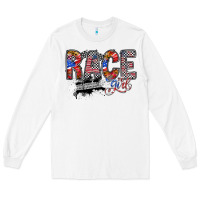 White race girl Long Sleeve Tee - RacoonDesign