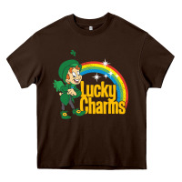 Chocolate Brown lucky charms lucky charms Heavy Core Tee - ArtChic
