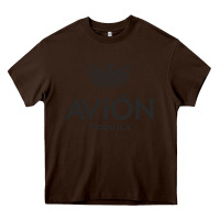 Chocolate Brown avion tequila Heavy Core Tee - ArtChic