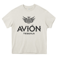 Cream avion tequila Heavy Core Tee - ArtChic