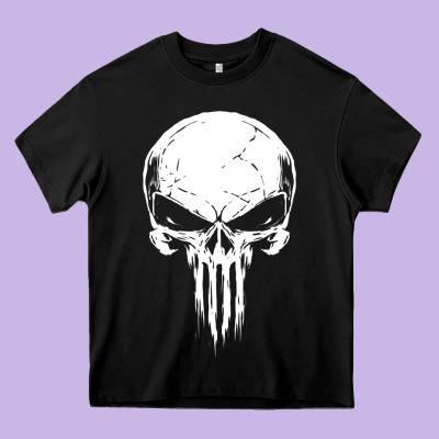 The Punisher Heavy Core Tee Designed By Artchic