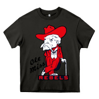 Asphalt vintage colonel reb mascot Heavy Core Tee - ArtChic