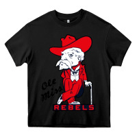 Black vintage colonel reb mascot Heavy Core Tee - ArtChic