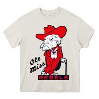 Cream vintage colonel reb mascot Heavy Core Tee - ArtChic